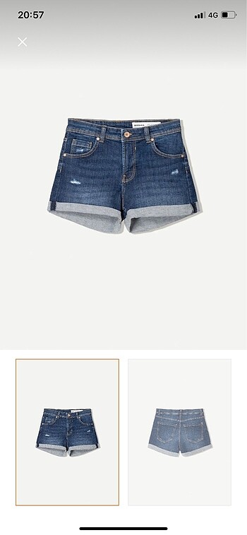 Bershka kot şort