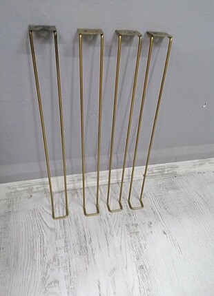 Sehpa ayagi 54cm 4adet gold 60