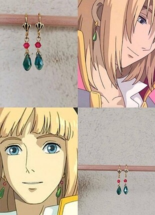 Howl moving castle'dan Howl Küpesi 