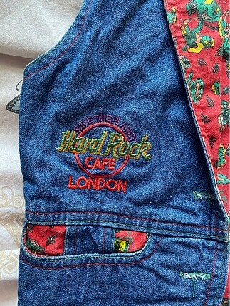 Hard Rock Hard Rock Cafe London Vintage Ceket Yelek