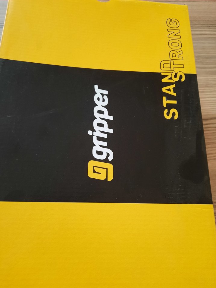 Gri Erkek Spor Ayakkabı Velcro Bantlı - Görsel 3