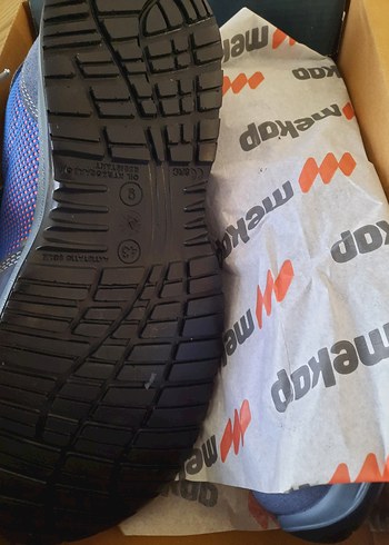 Meko Pro-Safety Mavi Gri Spor Ayakkabı - Görsel 2