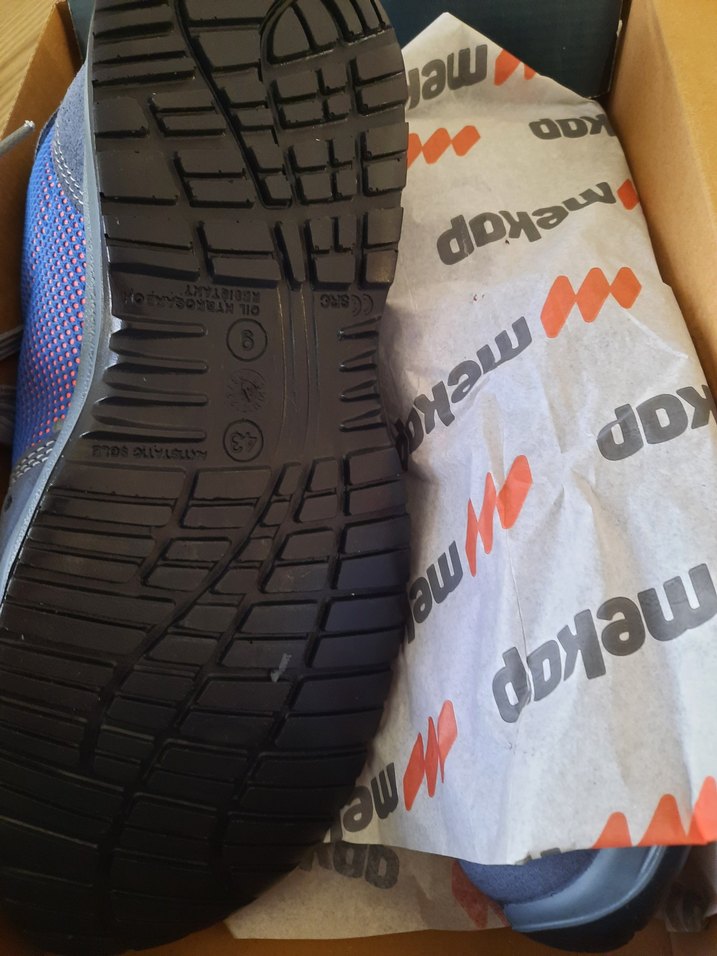 Meko Pro-Safety Mavi Gri Spor Ayakkabı - Görsel 2