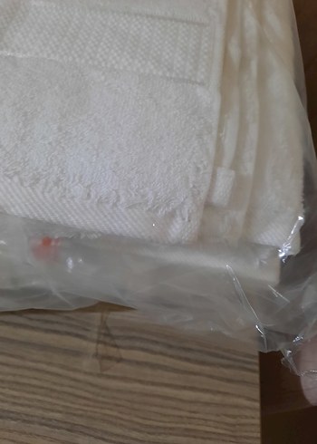 Beyaz Pamuklu Havlu Seti - Görsel 3