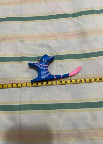 Renkli El Yapımı Ahşap Kedi Figürü - Görsel 5