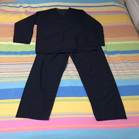 Pierre Cardin Pijama + Ropdöşambr Takım - Görsel 3