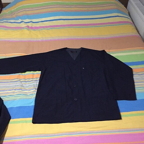 Pierre Cardin Pijama + Ropdöşambr Takım - Görsel 4