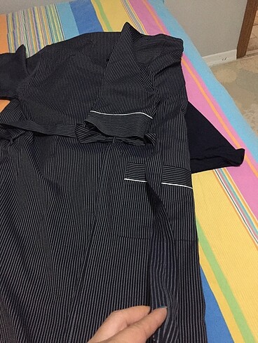 Pierre Cardin Pijama + Ropdöşambr Takım - Görsel 11