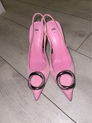 Zara pembe stiletto