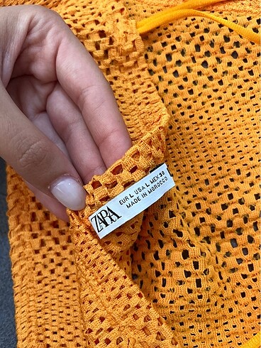 l Beden Zara bikini üstü file