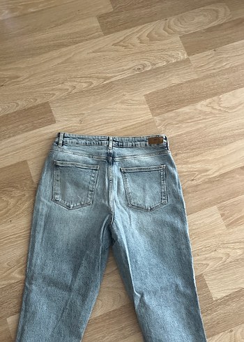 44 Beden Midi Loose Fit Kot Pantolon