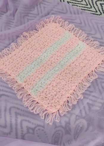 Pembe ve pastel renkli banyo süngeri lifi çeyizlik - Görsel 2