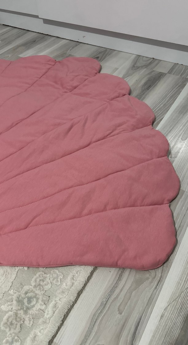 Pembe Deniz Kabuğu Şeklinde bebek oyun halısı - Görsel 2