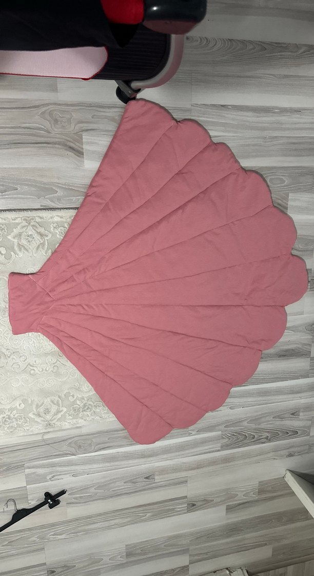 Pembe Deniz Kabuğu Şeklinde bebek oyun halısı - Görsel 5