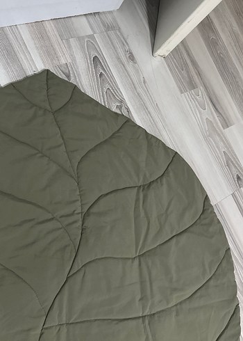 Yeşil Yaprak Desenli bebek oyun matı - Görsel 3