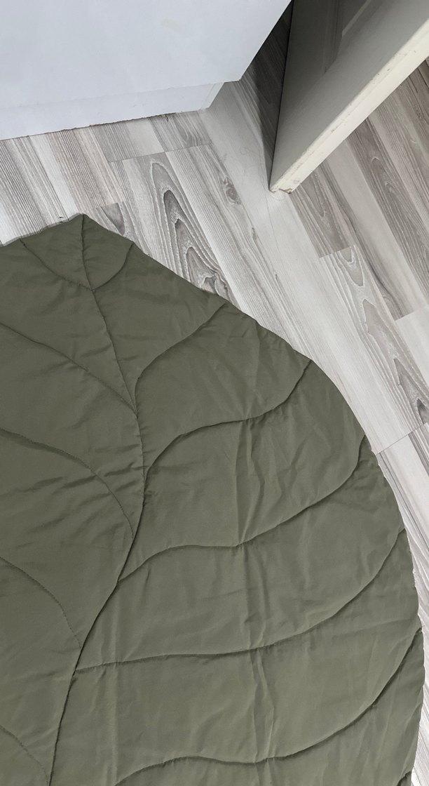 Yeşil Yaprak Desenli bebek oyun matı - Görsel 3