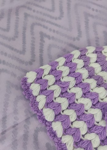 çeyizlik mor renkli yumuşak lif - Görsel 2