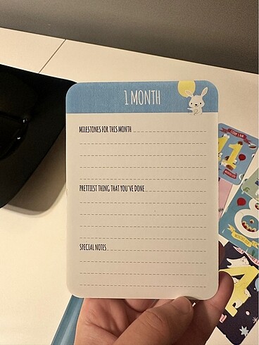 Bebek Fotoğraf Albümü/Bebek aylık anı kartı - Görsel 6