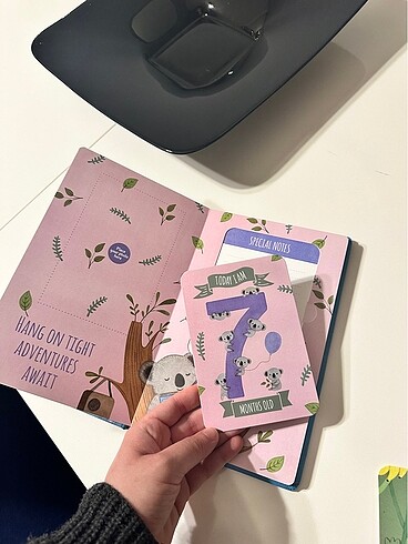 Bebek Fotoğraf Albümü/Bebek aylık anı kartı - Görsel 9