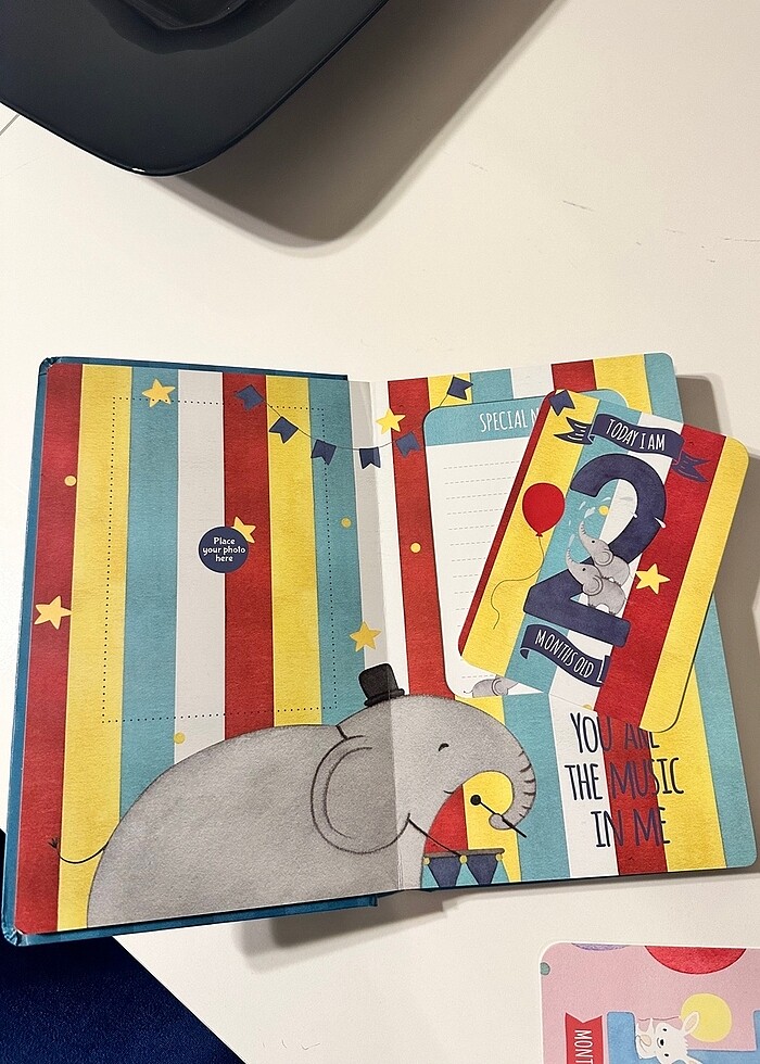 Bebek Fotoğraf Albümü/Bebek aylık anı kartı - Görsel 4