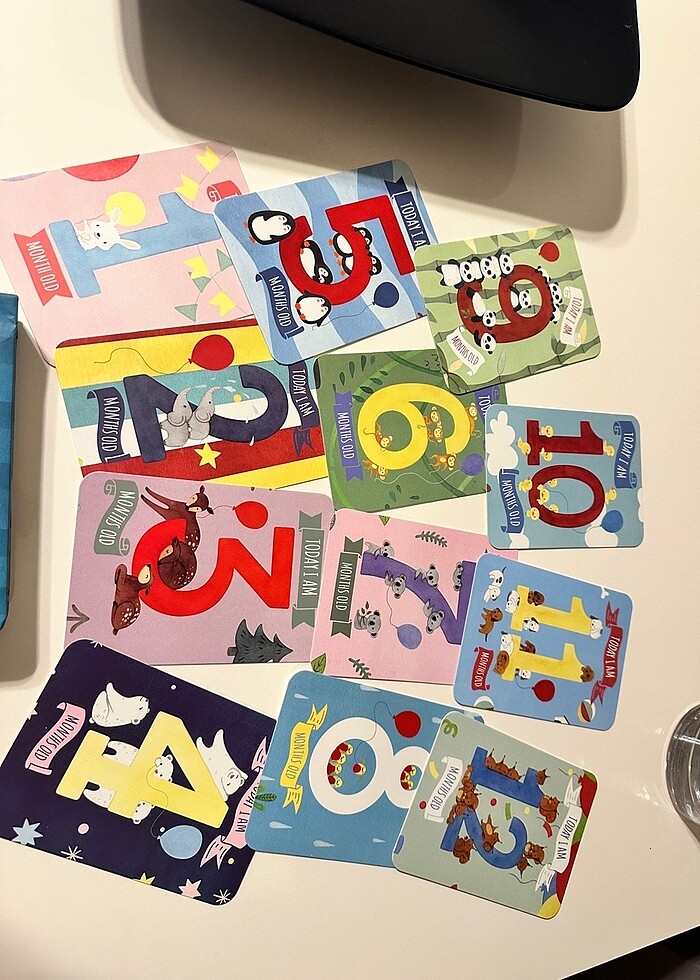 Bebek Fotoğraf Albümü/Bebek aylık anı kartı - Görsel 5