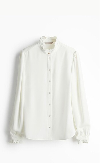 H&M Fırfırlı Bluz