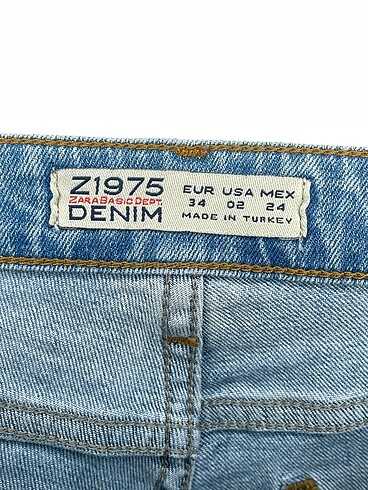 34 Beden mavi Renk Zara Jean / Kot %70 İndirimli.