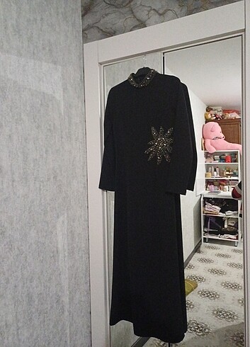 Zara TESETTUR KALEM ELBISE