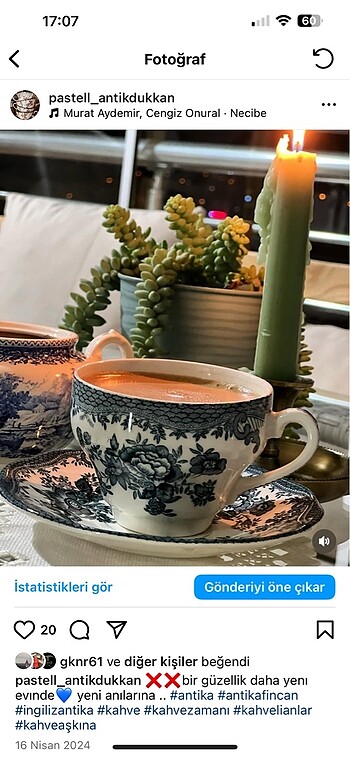 ingiliz çay fincanı