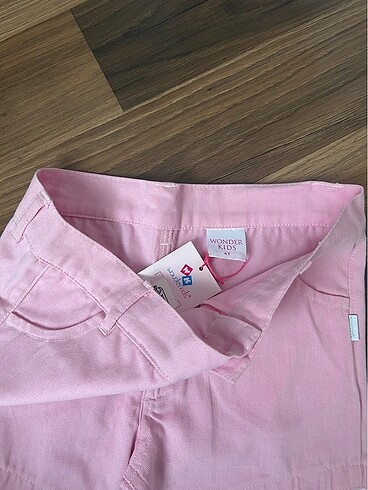 6 Yaş Beden pembe Renk Wonder Kids etiketli yeni şort