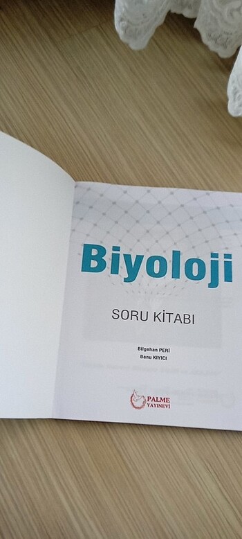 Palme yayınlari AYT Biyoloji