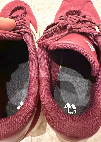 Bordo Adidas Süet Kadın Spor Ayakkabı - Görsel 5