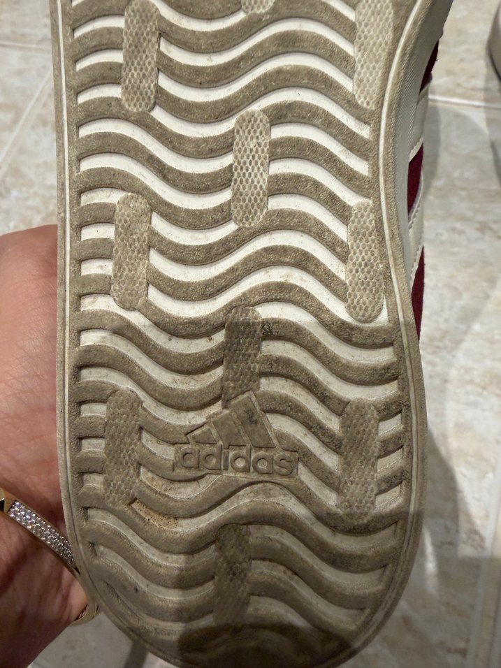 Bordo Adidas Süet Kadın Spor Ayakkabı - Görsel 4