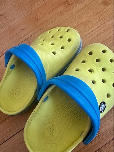 32 Beden sarı Renk Crocs çocuk terlik J1