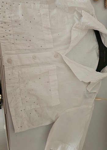 yün ceket ve beyaz gömlek - Görsel 4