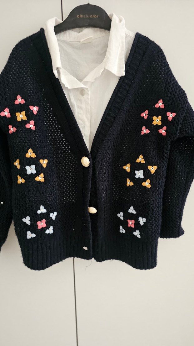 yün ceket ve beyaz gömlek - Görsel 2