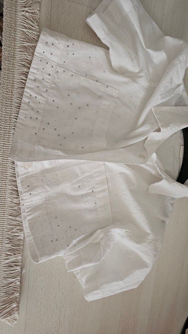 yün ceket ve beyaz gömlek - Görsel 5