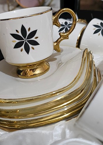 kahve fincanları Altın - Görsel 2