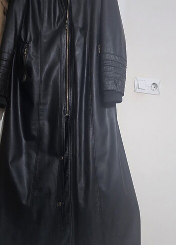 Kışlık deri mont  - Görsel 7