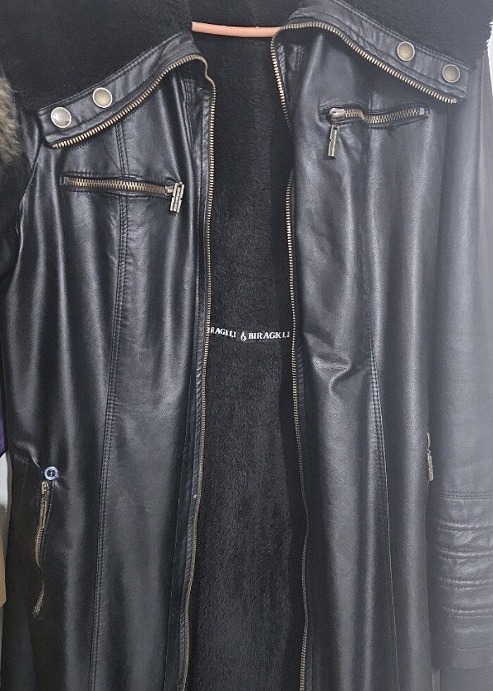 Kışlık deri mont  - Görsel 2