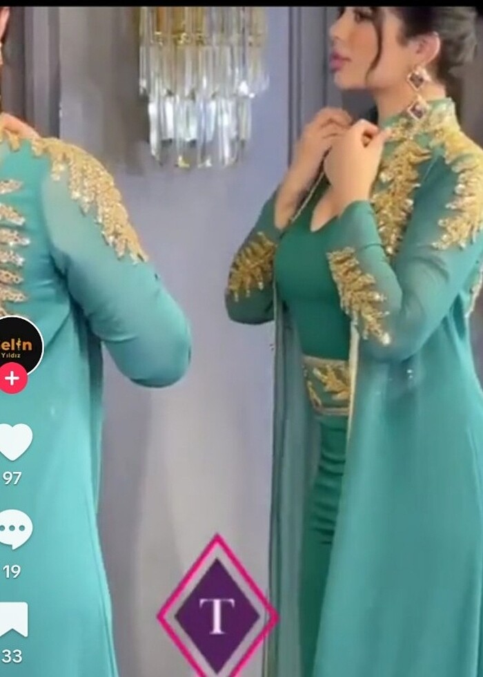  kaftan.  3  parçalı kaftan - Görsel 4