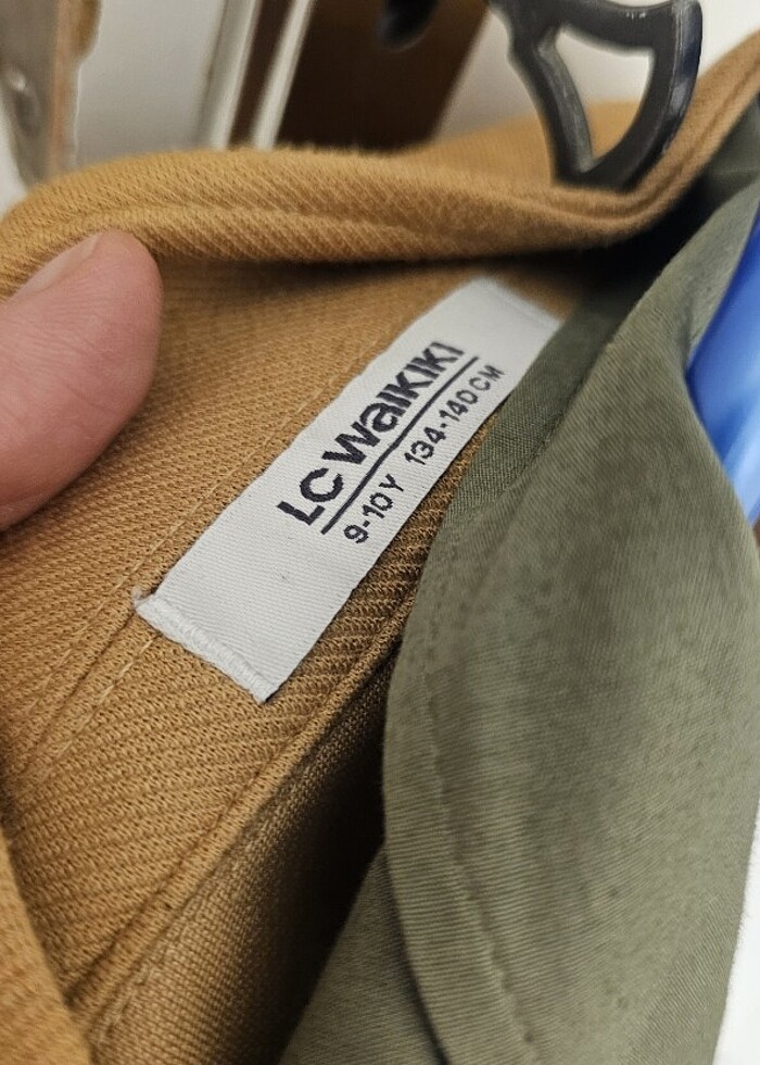 Ceketli uzun kollu pamuklu gömlek - Görsel 4