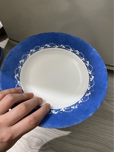 Beden beyaz Renk Yemek tabağı
