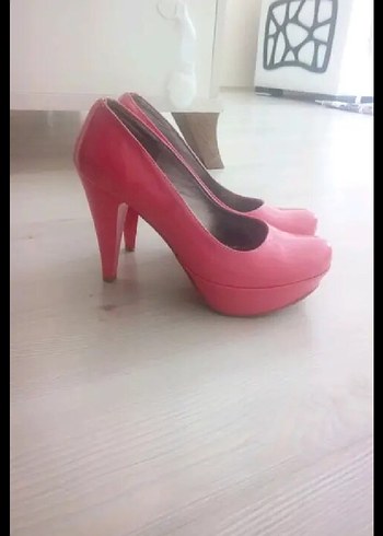 Pembe Platform Topuklu Kadın Stiletto