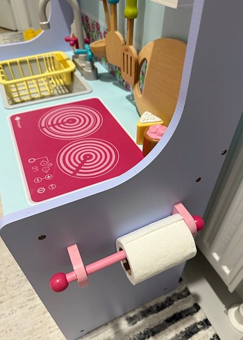 Pastel Renkli Çocuk Oyun Mutfak Seti - Görsel 4