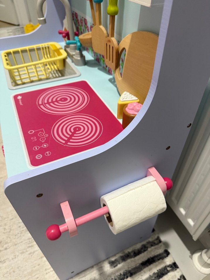 Pastel Renkli Çocuk Oyun Mutfak Seti - Görsel 4