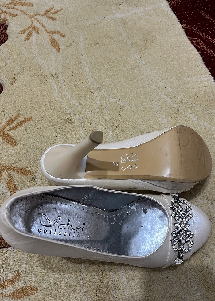 Gelin ayakkabısı 37 numara - Görsel 3