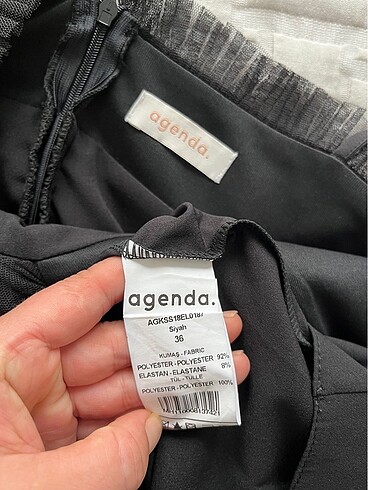 agenda marka gece elbisesi abiye 36 - Görsel 4