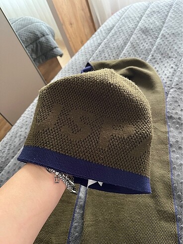 12+ Yaş, > 23 cm Beden haki Renk U.S POLO ASSN BERE ATKI TAKIM