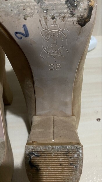 36 Beden Dolgu topuk - stiletto - platform
